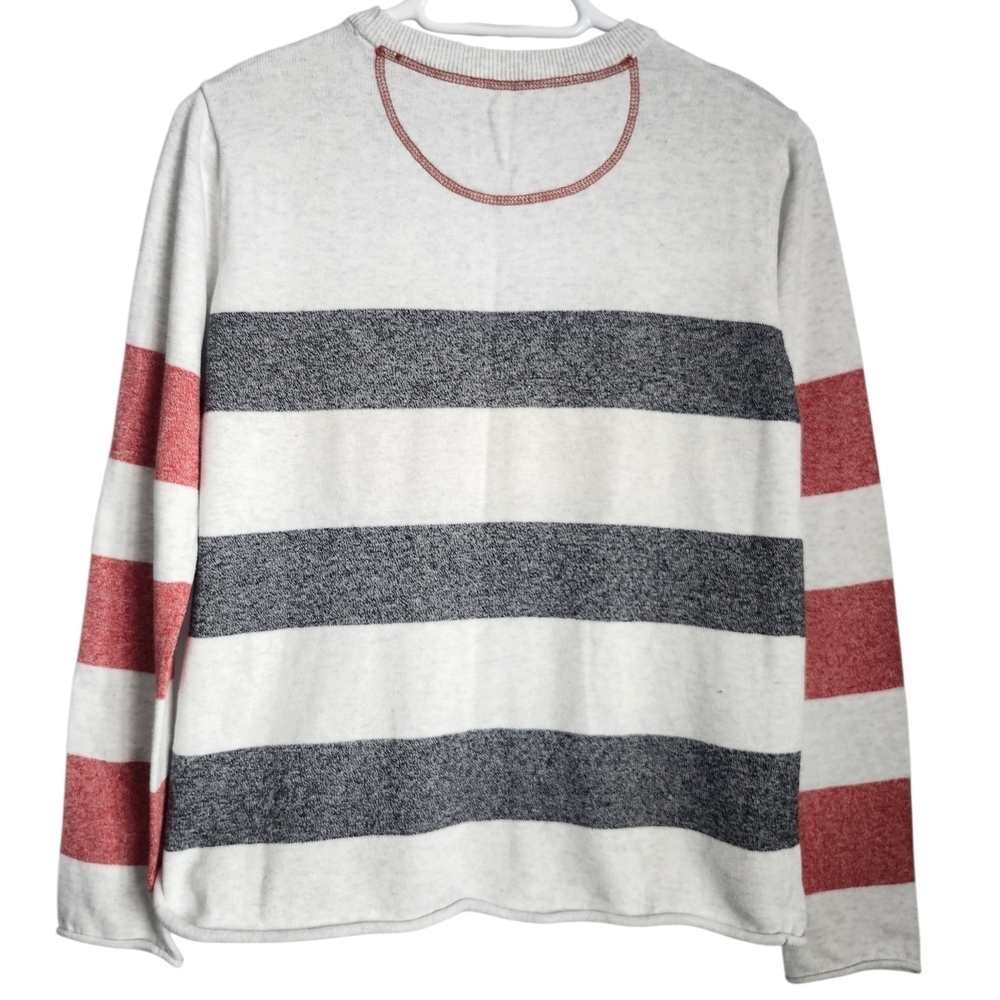 Lisa Todd Striped Crewneck Sweater In Size Small - Picture 3 of 5